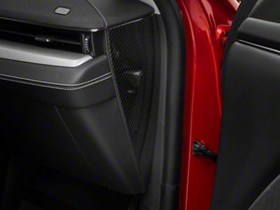 SpeedForm Side Dash Trim; Black Carbon Fiber (21-23 Mustang Mach-E)