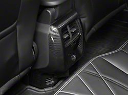 SpeedForm Rear HVAC Control Trim; Carbon Fiber (21-23 Mustang Mach-E)