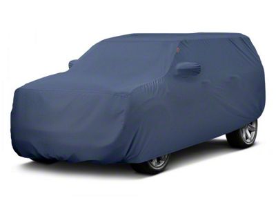 Covercraft Custom Car Covers Form-Fit Car Cover; Metallic Dark Blue (21-23 Mustang Mach-E)