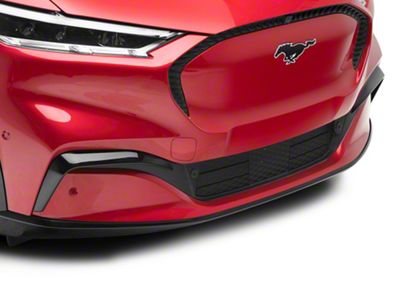 SpeedForm Chin Spoiler Lip; Gloss Black (21-23 Mustang Mach-E, Excluding GT)