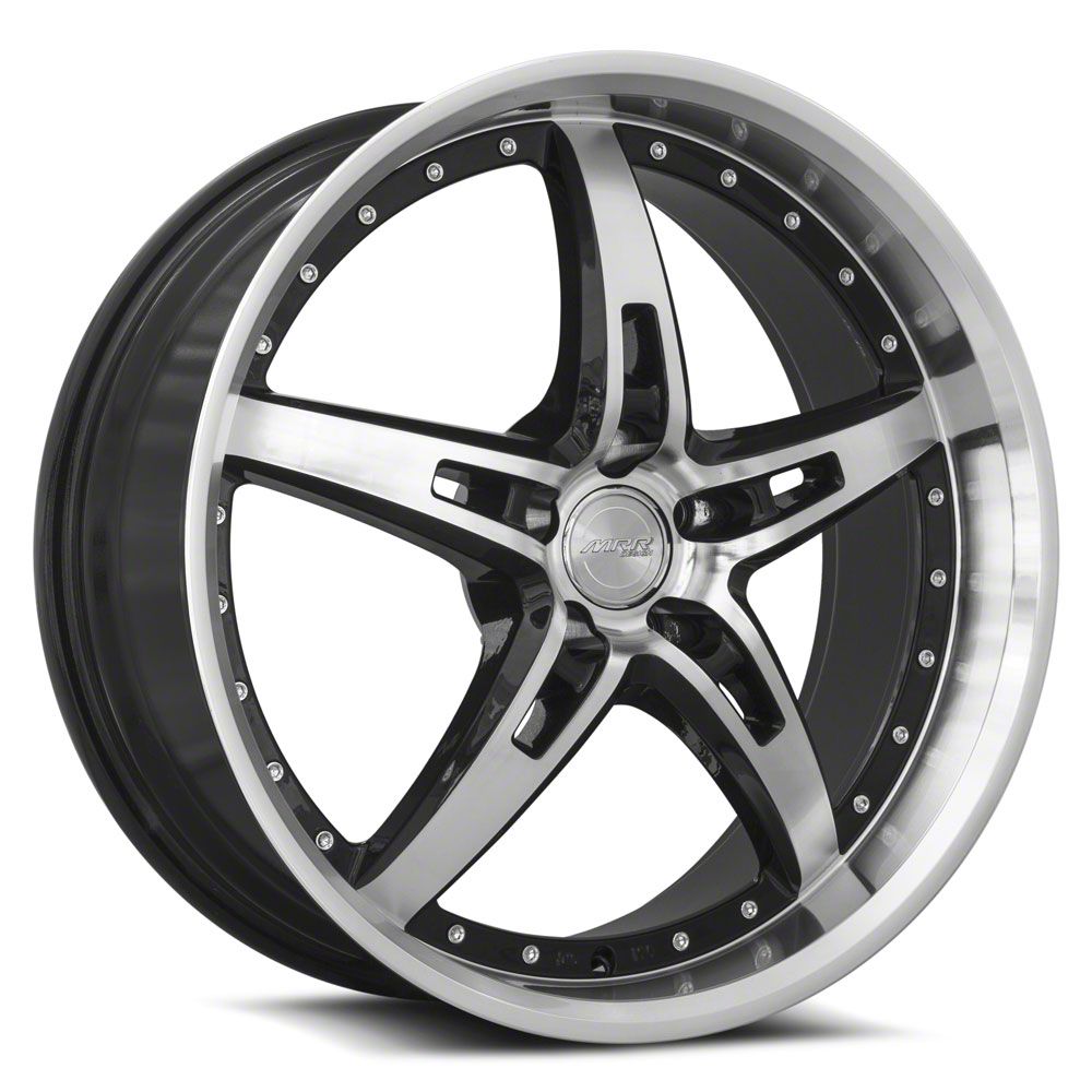 MRR Mach-E GT5 Black Machined Lip Wheel; 20x8.5 GT0520855xx20BK-50835 ...