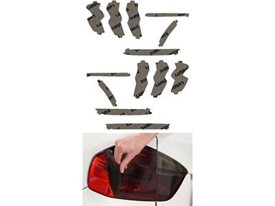Lamin-X Tail Light Tint Covers; Gunsmoke (21-23 Mustang Mach-E)