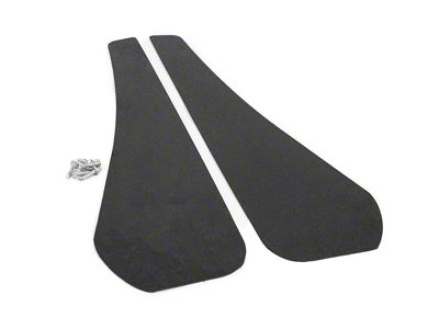 Mud Flaps; Front; Textured Black (21-23 Mustang Mach-E)