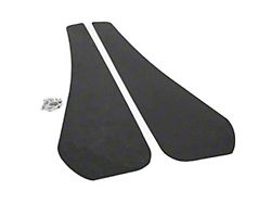 Mud Flaps; Front; Textured Black (21-23 Mustang Mach-E)