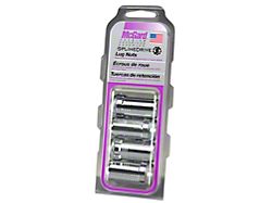 McGard Chrome Spline Drive Lug Nut Kit; 14mm x 1.5; Set of 4 (08-23 Challenger)