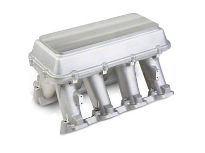 Holley GM LS3/L92 Modular Carbureted Hi-Ram Intake Manifold; Blank Top (10-15 Camaro SS)