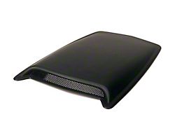 Eclipse Hood Scoop; Smooth Black (06-09 Charger)