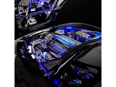 Oracle 60-Inch Engine Bay LED Flexible Strip Lighting Kit; Blue (Universal; Some Adaptation May Be Required)