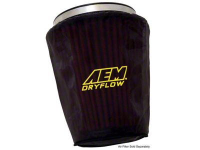 AEM Induction DryFlow Air Filter Wrap; 7.50-Inch x 5-Inch x 9-Inch