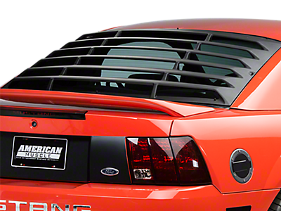 Mustang Louvers - Rear Window 1999-2004