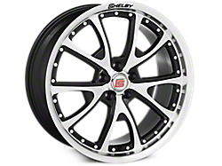 Black Machined Shelby CS40 Wheels<br />('15-'23 Mustang)