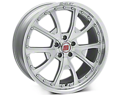 Silver Machined Shelby CS40 Wheels<br />('15-'23 Mustang)